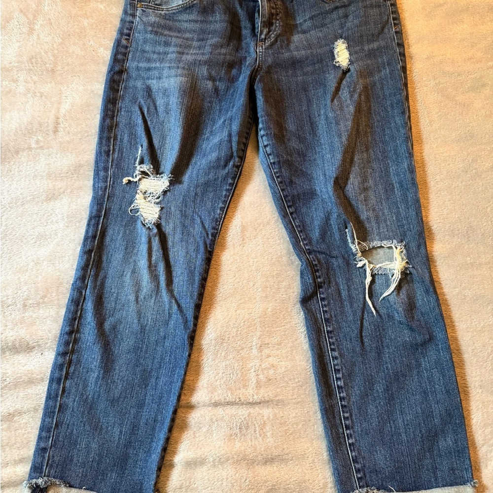 Kut from the Kloth Blue Straight Leg Jeans